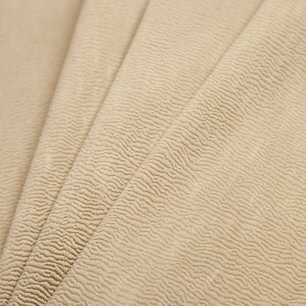 Gold Textured Polyester Brocade Folded