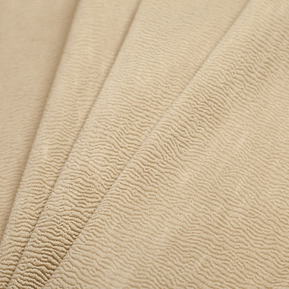 Gold Textured Polyester Brocade Folded