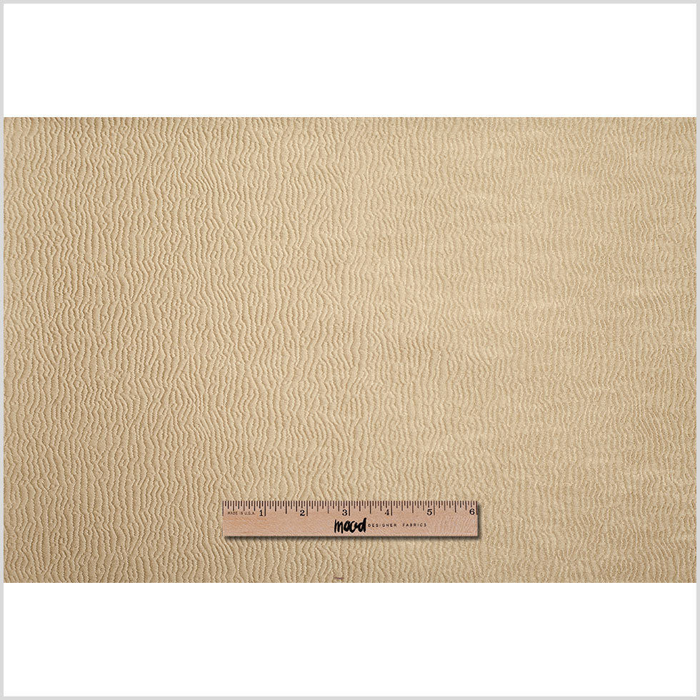 Gold Textured Polyester Brocade Full