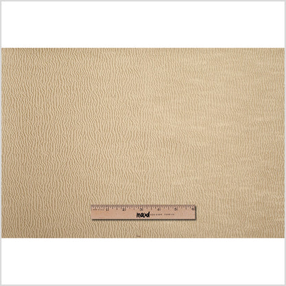 Gold Textured Polyester Brocade Full