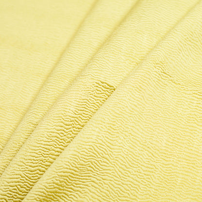 Green Textured Polyester Brocade Folded