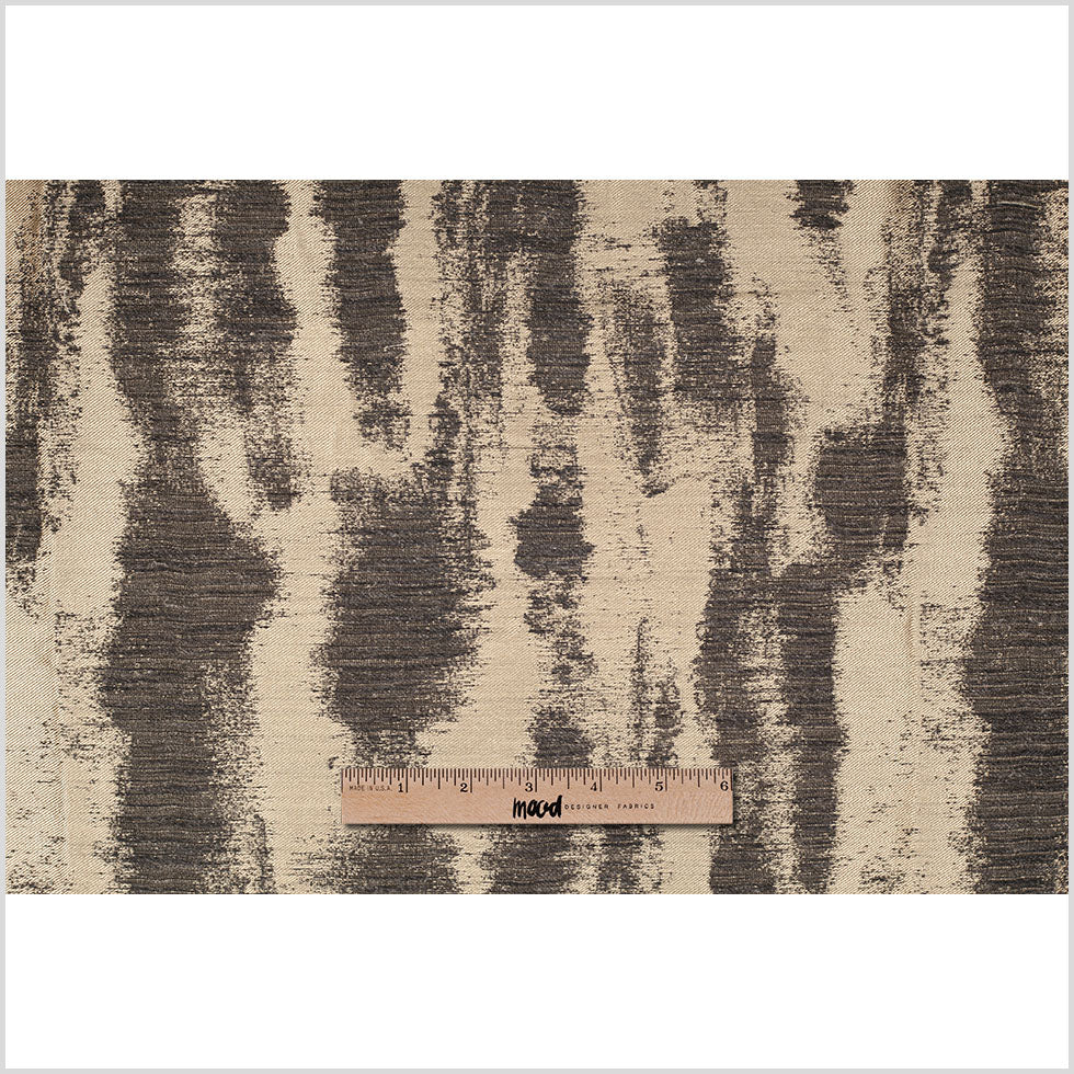 Turkish Metallic Gold/Black Polyester Woven - Full