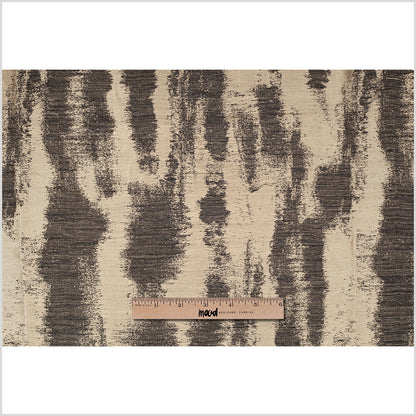 Turkish Metallic Gold/Black Polyester Woven - Full