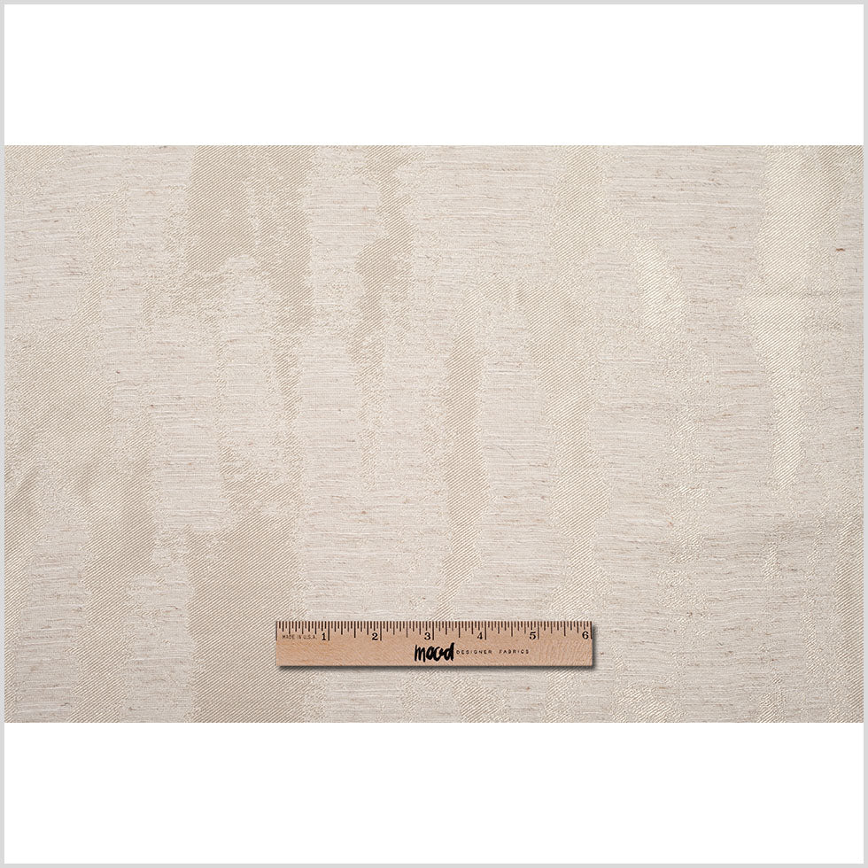 Turkish Metallic Gold/Ivory Polyester Woven - Full