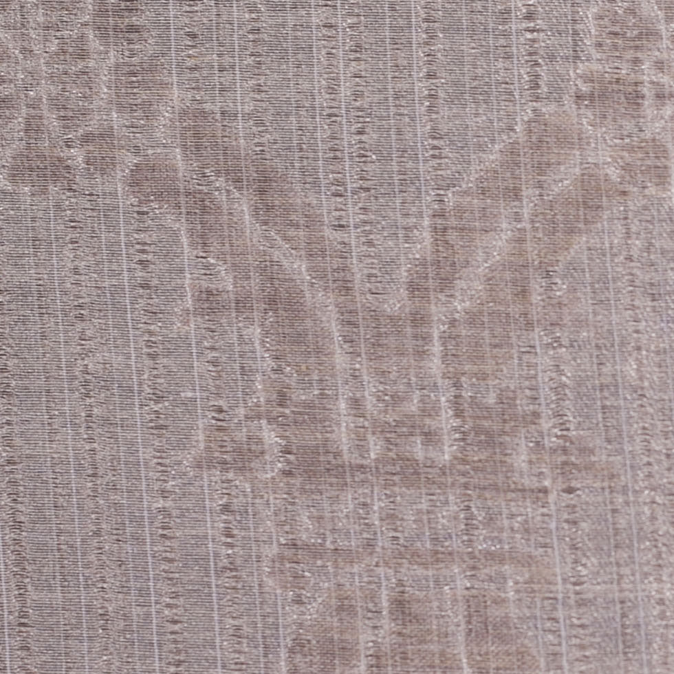 Metallic Beige Sheer Polyester Woven Detail