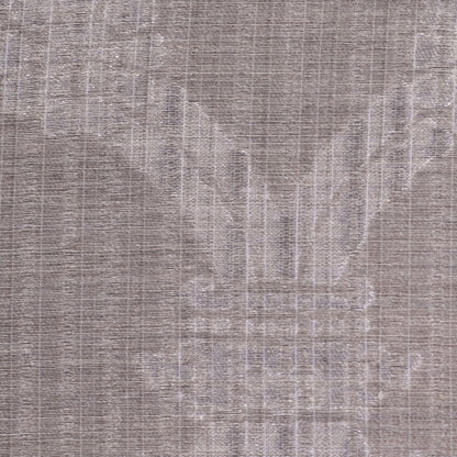 Metallic Beige/Silver Sheer Polyester Woven Detail