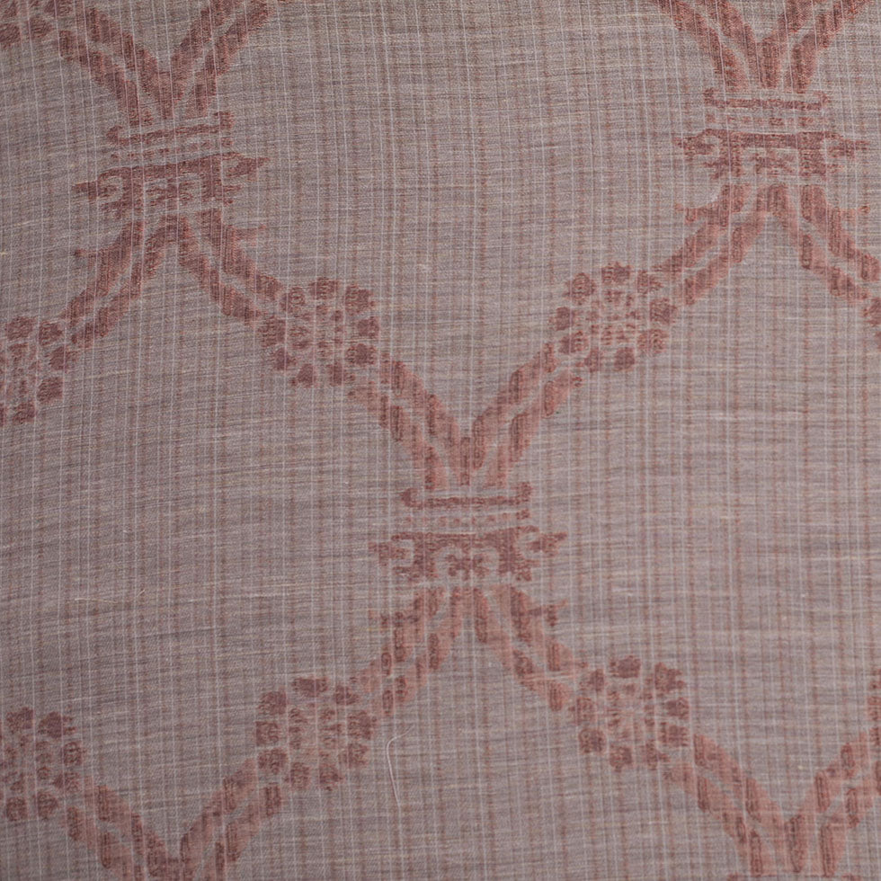 Metallic Rust Sheer Polyester Woven