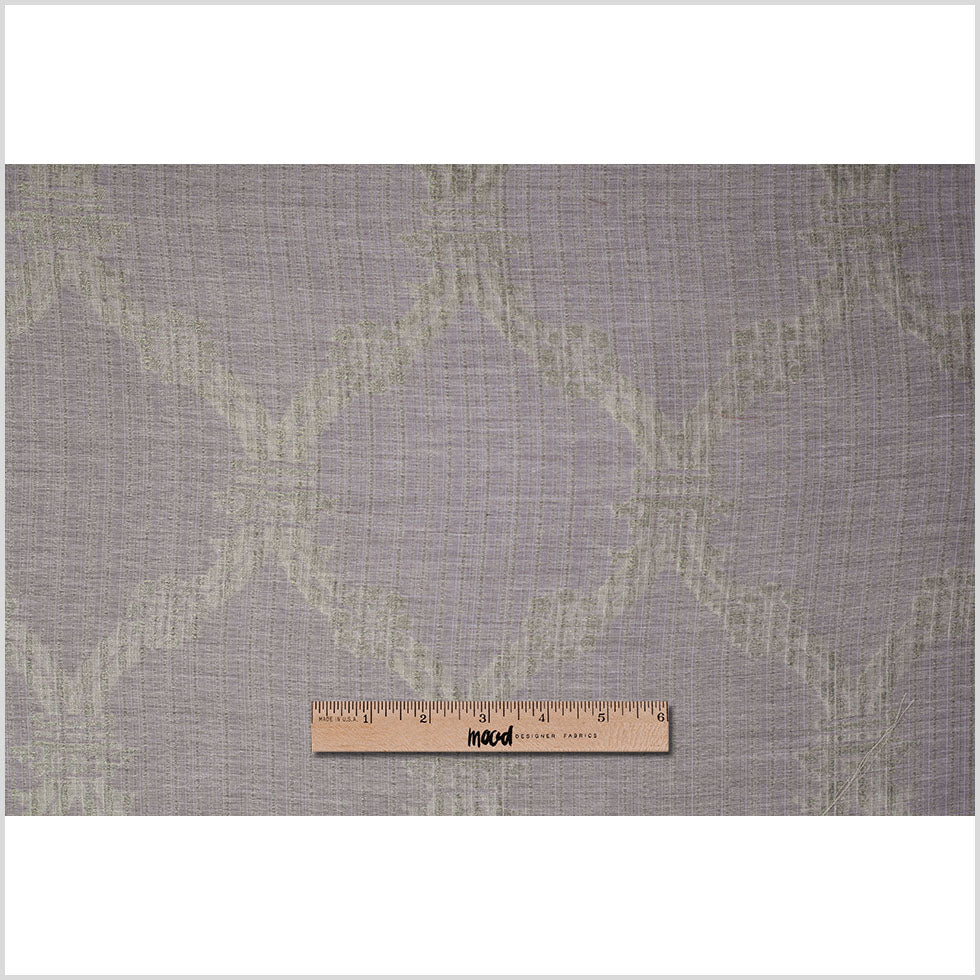 Turkish Metallic Green Sheer Polyester Woven - Full