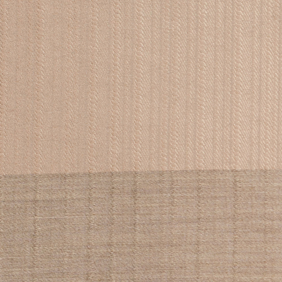 Turkish Striped Sand Polyester Woven - Detail