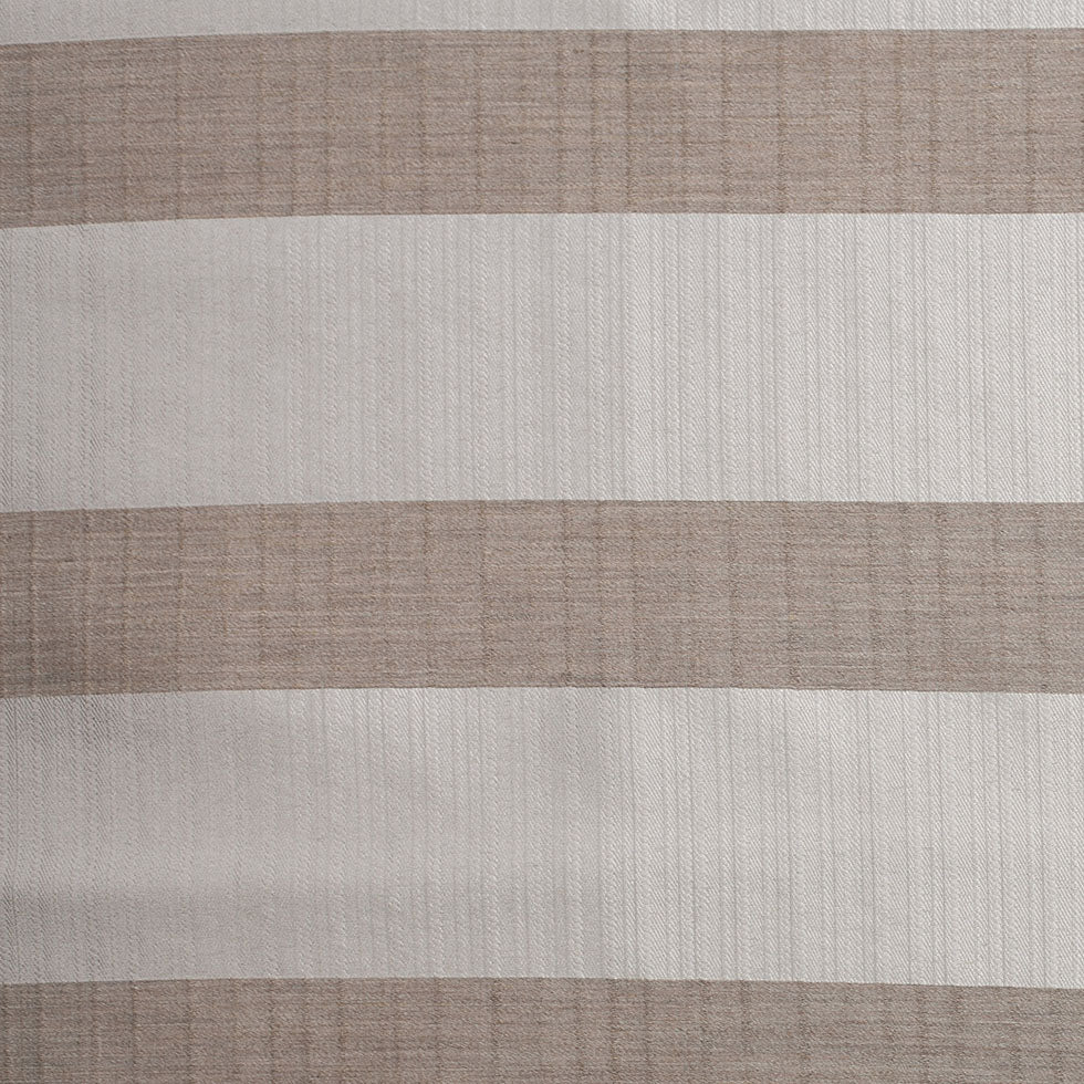 Striped Silver Polyester Woven