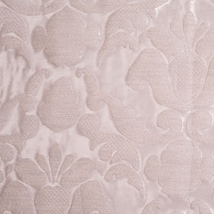 Metallic Pink Damask Polyester Brocade