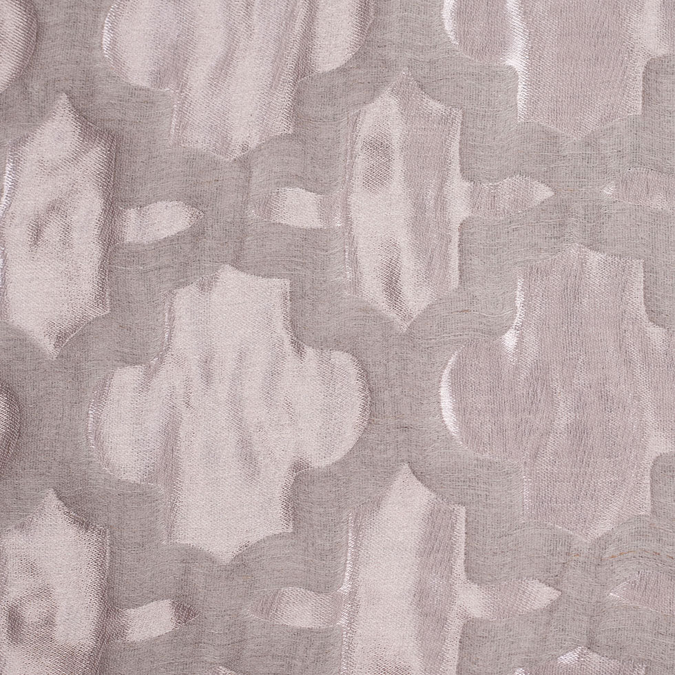 Turkish Metallic Pink Morocan Polyester Brocade