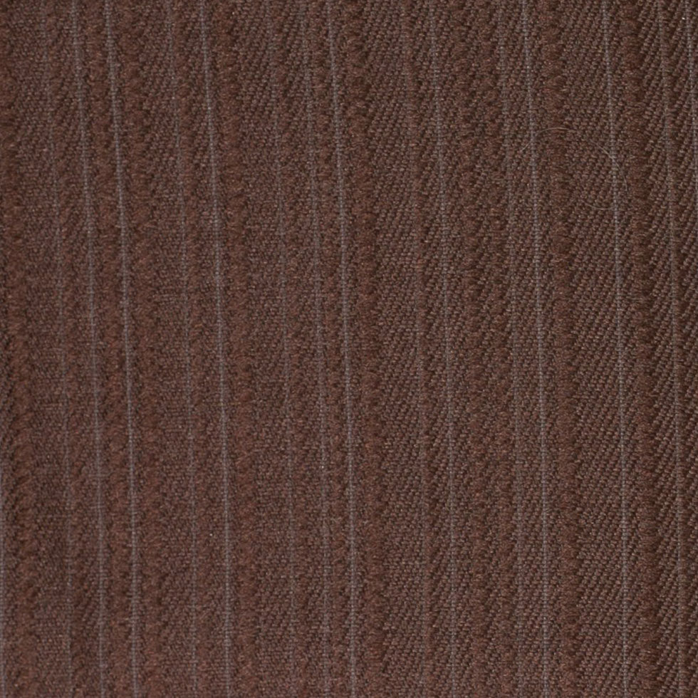 Turkish Striped Brown Polyester Satin - Detail