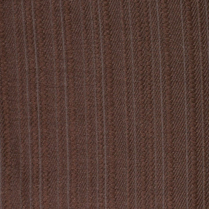 Turkish Striped Brown Polyester Satin - Detail