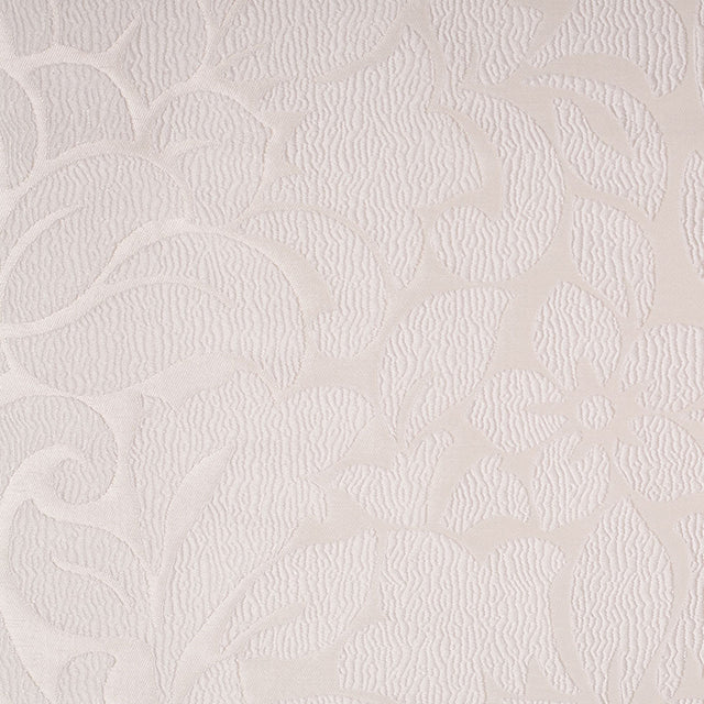Ivory Floral Polyester Jacquard