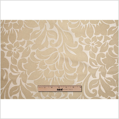 Turkish Victorian Gold Floral Polyester Jacquard - Full