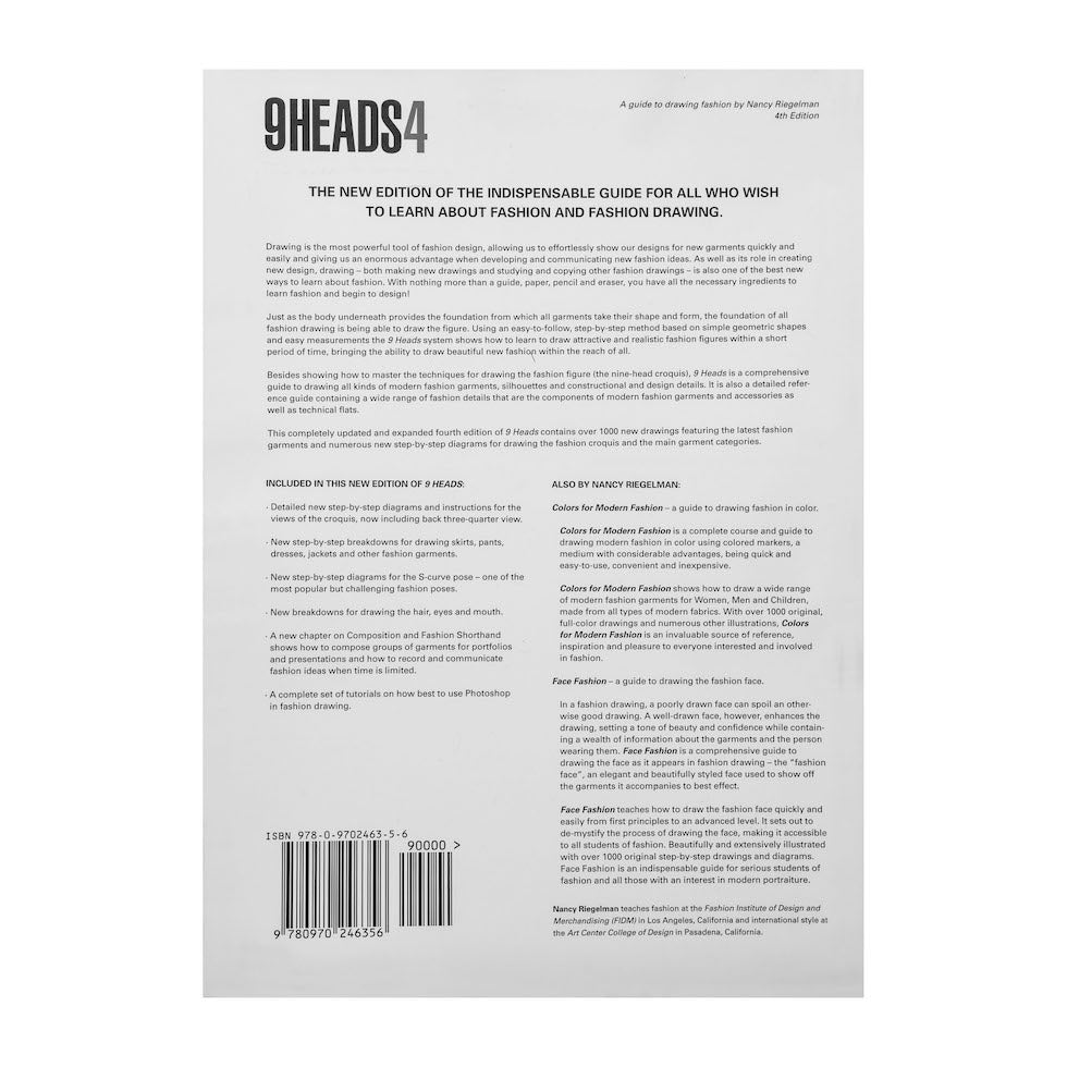 9 Heads - A Guide to Drawing Fashion - Folded