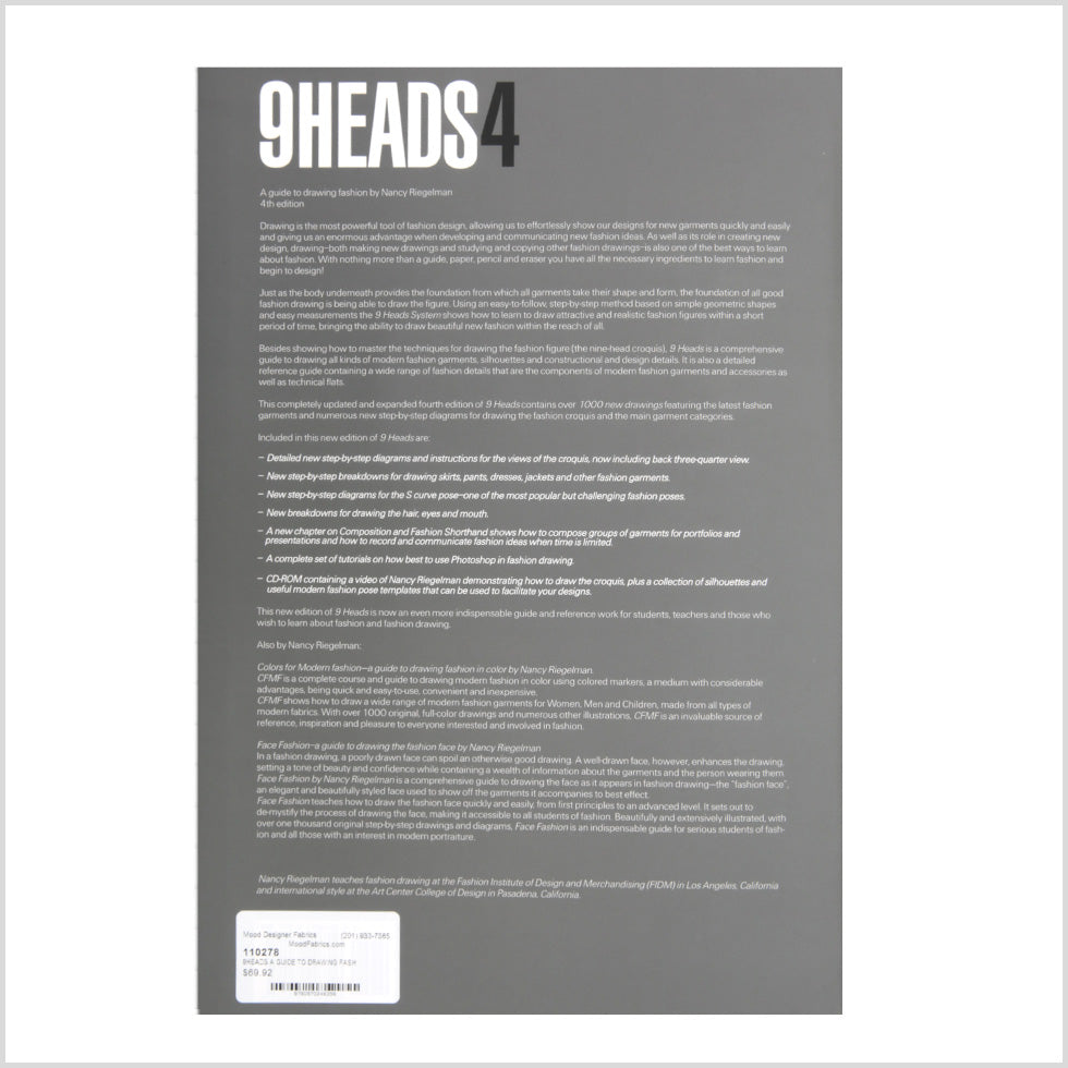 9 Heads - A Guide to Drawing Fashion - Detail