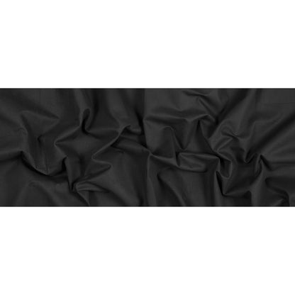 Black Cotton Canvas - Folded