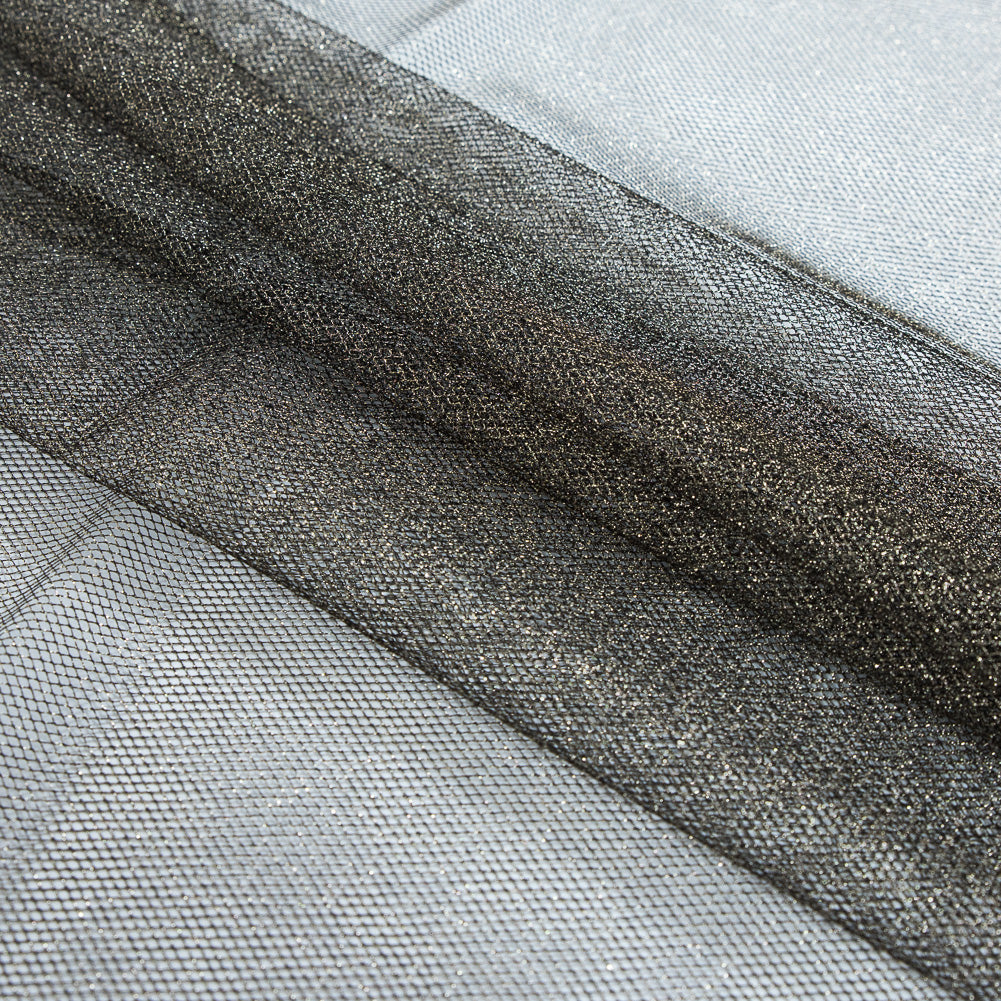 Metallic Gold and Black Tulle - Detail
