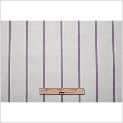 Heather Striped Cotton Canvas Full
