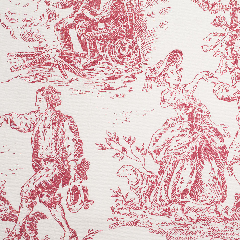 English Rose Cotton Toile