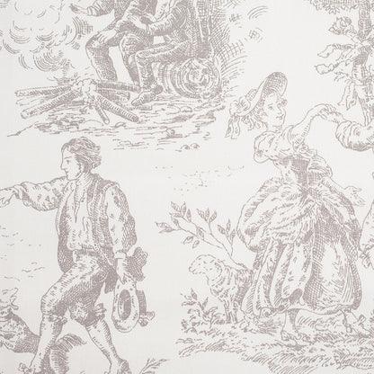 English Linen/Gray Cotton Toile