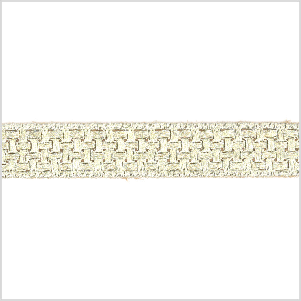 0.75 Metallic Gold Woven Trim