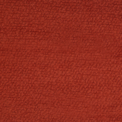 Orange Wool and Polyester Boucle