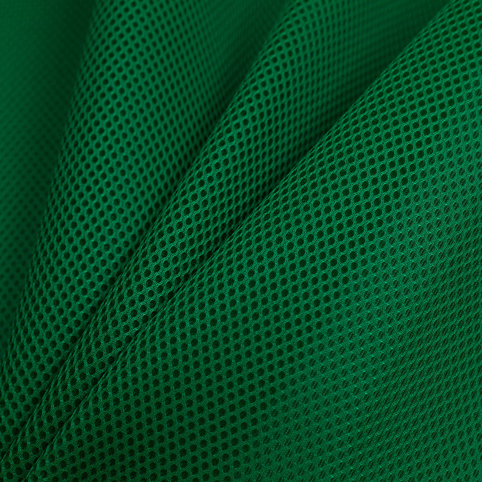 Kelly Green Spacer Mesh Detail
