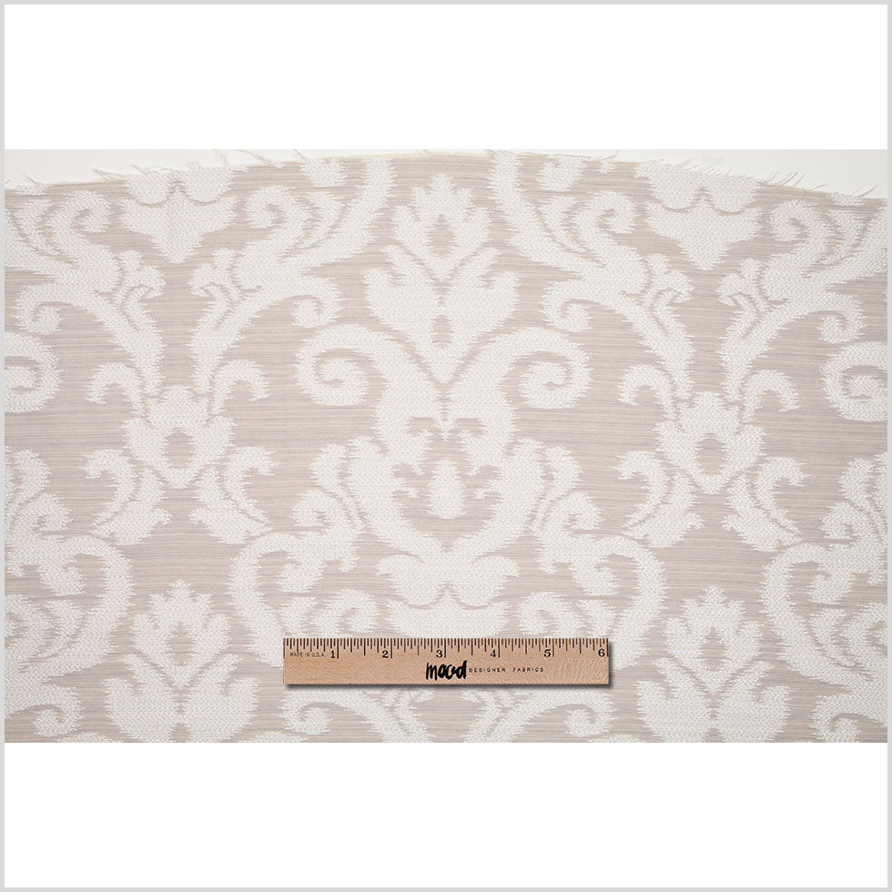 Flax Damask Woven Blend - Full