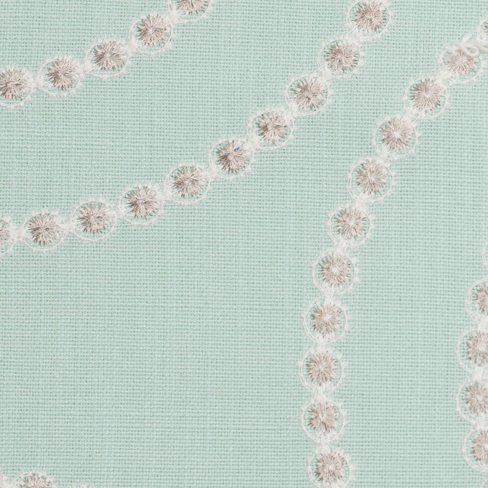Opal Embroidered Circles Polyester Woven - Detail