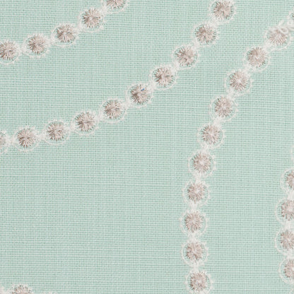Opal Embroidered Circles Polyester Woven - Detail