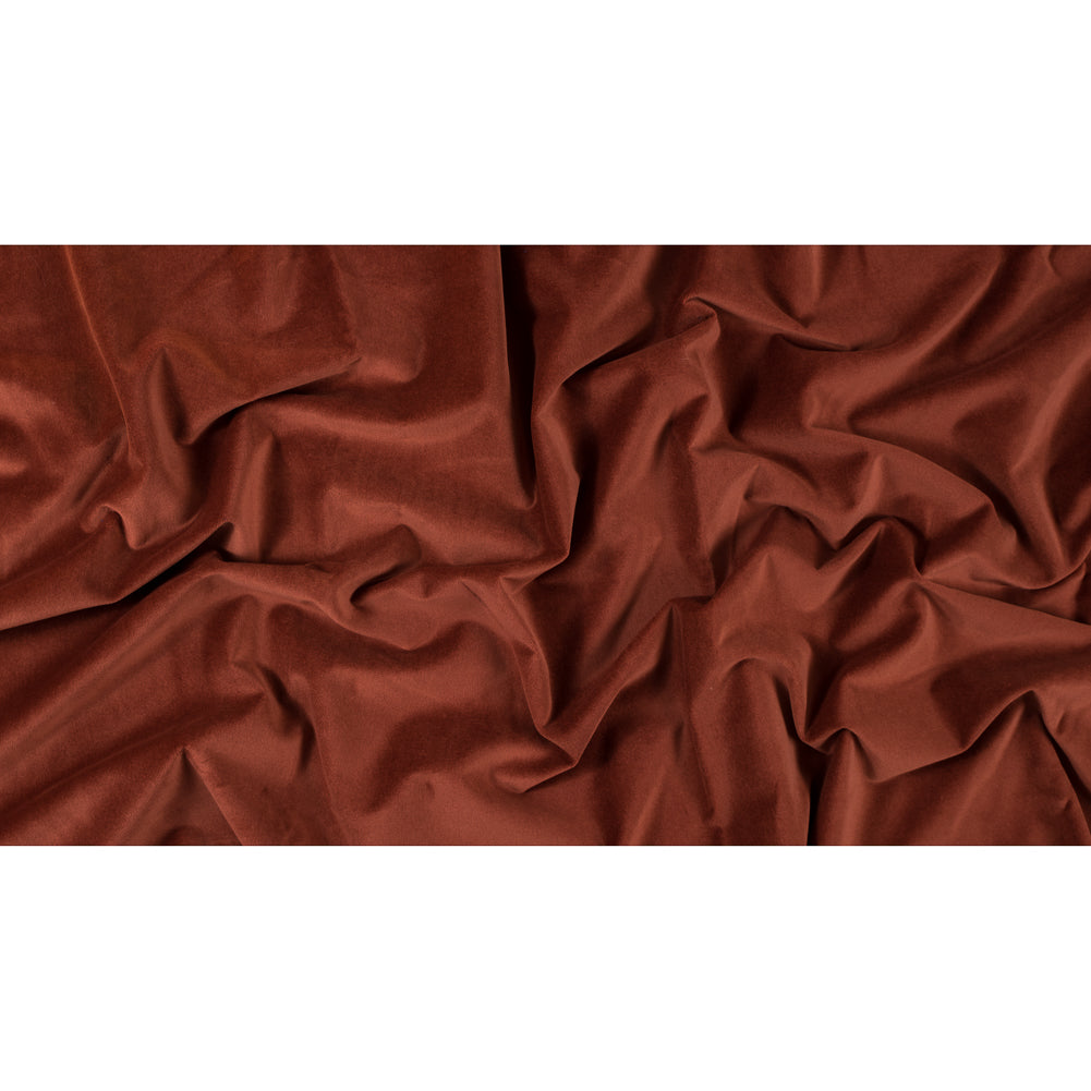 Terracotta Cotton Velveteen Full