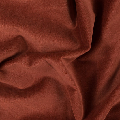 Terracotta Cotton Velveteen