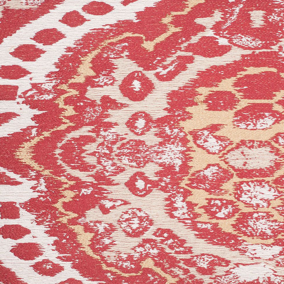 Turkish Fire Ikat Polyester Woven