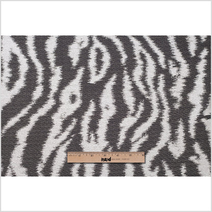 Black Animal Printed Polyester Woven Full