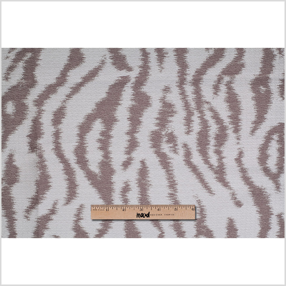 Gray Animal Printed Polyester Woven Full