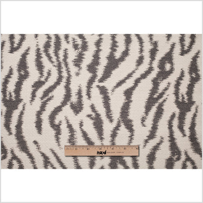 Turkish Sand/Black Animal Printed Polyester Woven - Full