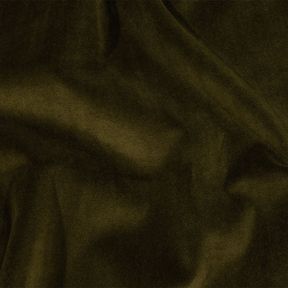 Olive Cotton Velvet