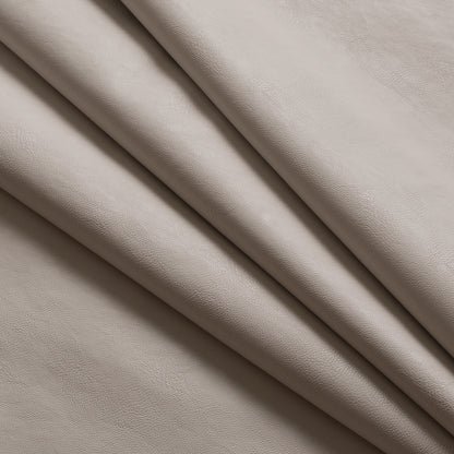 Ivory Fashion-Weight Faux Leather - Folded