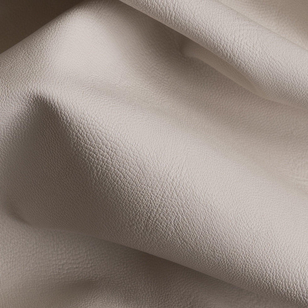 Ivory Fashion-Weight Faux Leather - Detail