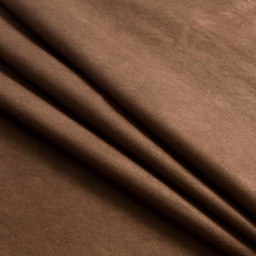 Copper Fashion-Weight Faux Leather Detail