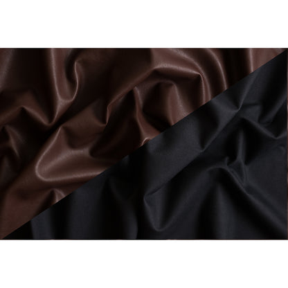 Brown Fashion-Weight Faux Leather - Folded
