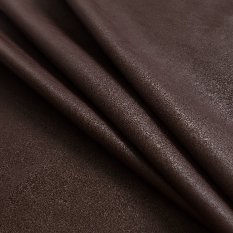 Brown Fashion-Weight Faux Leather - Detail