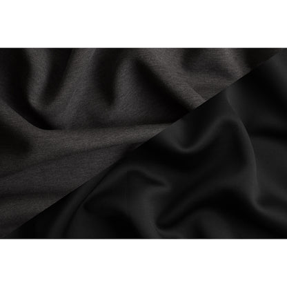 Black/Gray Jersey Backed Neoprene/Scuba Knit - Folded