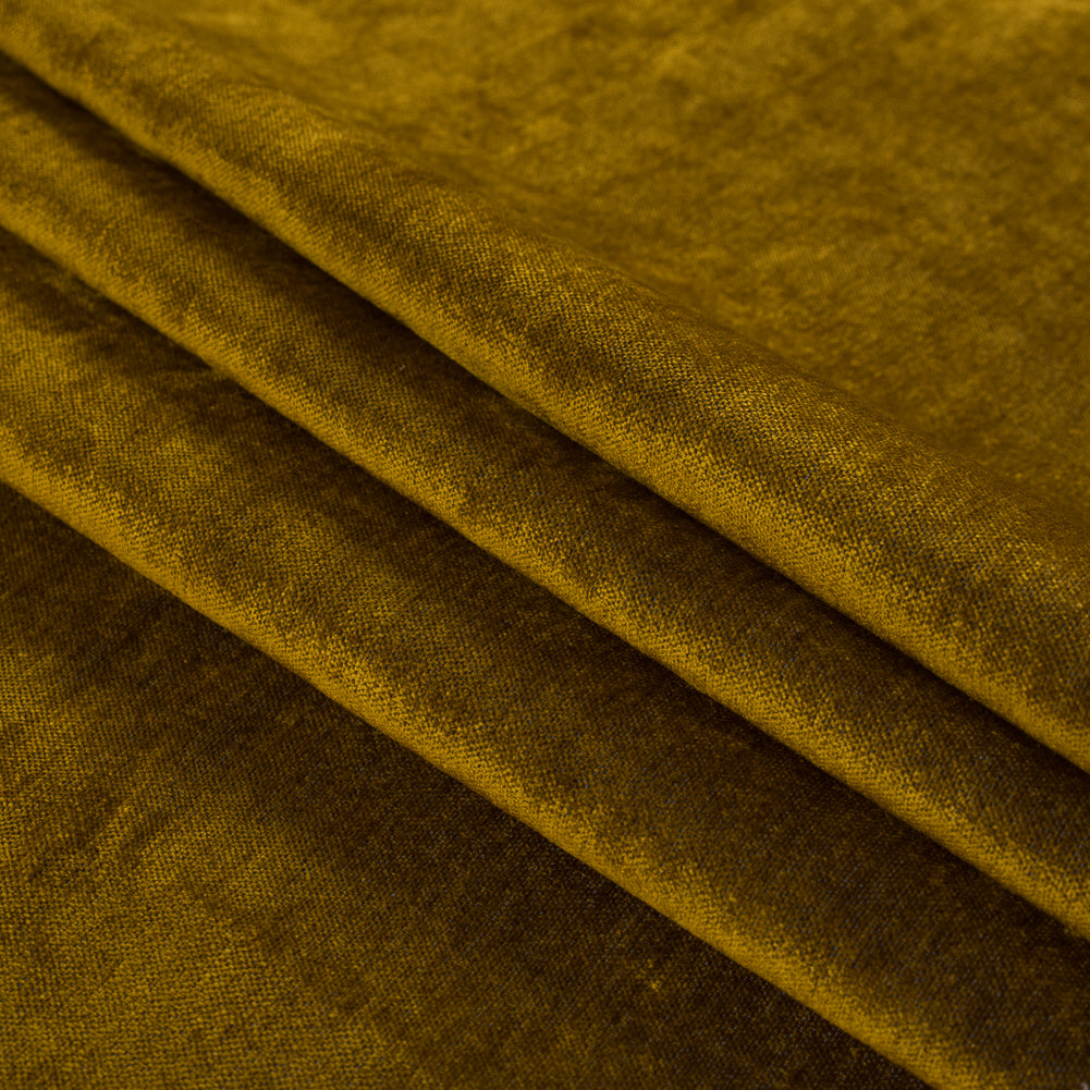 Golden Palm Upholstery Chenille Folded
