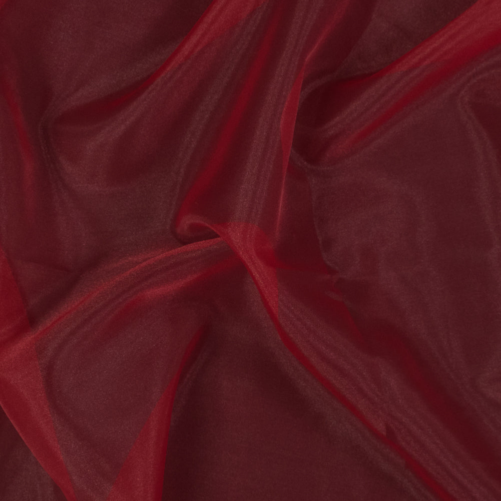 Red 2-Ply Polyester Organza