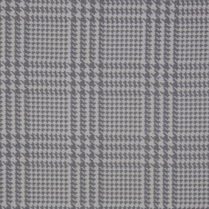 Spanish Heather Gray Houndstooth Poly-Cotton Woven - Detail
