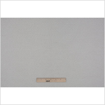 Spanish Ivory Zig-Zag Polyester Blended Woven - Full